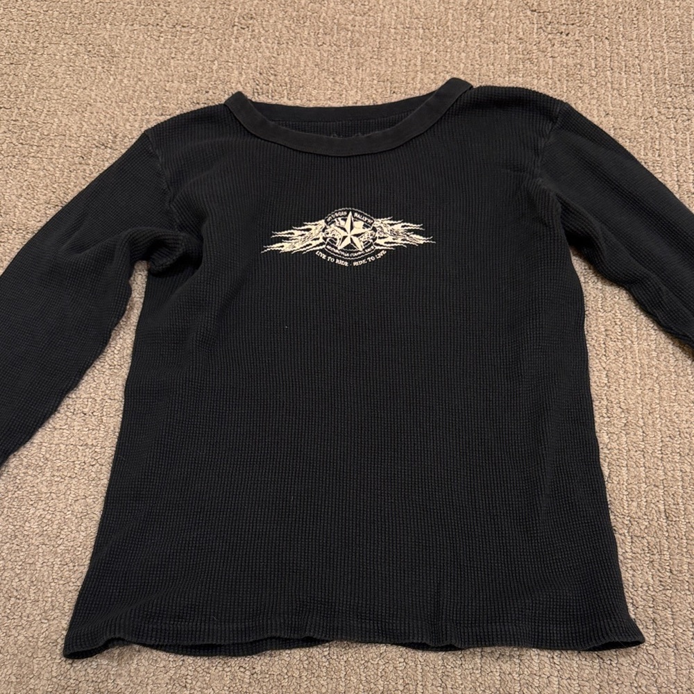 Brandy Melville Black Long Sleeve Tee